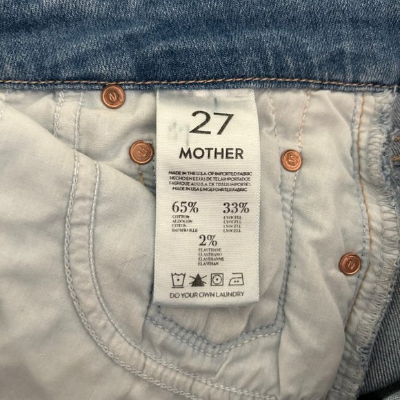 MOTHER The Looker Crop in Light Kitty Size 27 - Picture 10 of 11